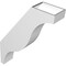Ekena Millwork 5 1/2-in. W x 22-in. D x 30-in. H Funston Architectural Grade PVC Knee Brace BRCP055X22X30FST - alternate 6